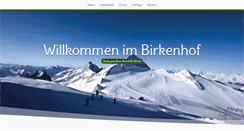 Desktop Screenshot of birkenhof-tux.at